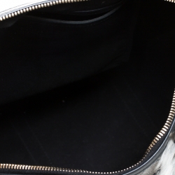 Pre Owned Gucci Grey/Black GG Crystal Canvas Medium Joy Boston Bag