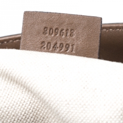 Pre Owned Gucci Beige/Brown GG Supreme Canvas Medium Nice Tote