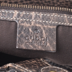 مملوكة مسبقًا Gucci Choco Brown Leather New Pelham Large Shoulder Bag