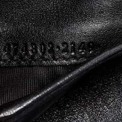 Gucci Black Leather Marmont Trifold Wallet