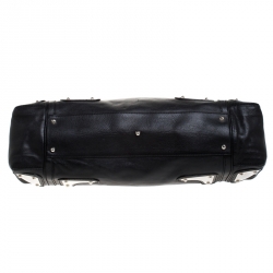 مملوكة مسبقًا حقيبة غوتشي أندي شراشيب باميو جلد سوداء