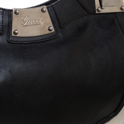 مملوكة مسبقًا حقيبة غوتشي أندي شرا شيب باميو جلد سوداء