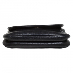 Pre Owned Gucci Black Leather 1973 Bucharest Exclusive Chain Shoulder Bag