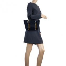 Pre Owned Gucci Black Monogram Jolicoeur Mini Tote