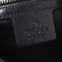 Pre Owned حقيبة غوتشي وشاح Positano كانفاس GG سوداء