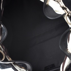 Pre Owned حقيبة غوتشي وشاح Positano كانفاس GG سوداء