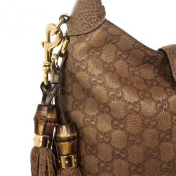 مملوكة مسبقًا Gucci Tan Guccissima Leather New Jackie Medium Shoulder Bag