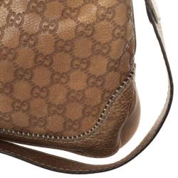 مملوكة مسبقًا Gucci Tan Guccissima Leather New Jackie Medium Shoulder Bag