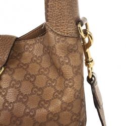 مملوكة مسبقًا Gucci Tan Guccissima Leather New Jackie Medium Shoulder Bag