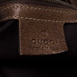مملوكة مسبقًا Gucci Beige/Brown GG Canvas Medium Grommet Pelham Shoulder Bag