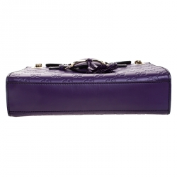 مملوكة مسبقًا Gucci Purple Guccissima Leather Small Emily Chain Shoulder Bag