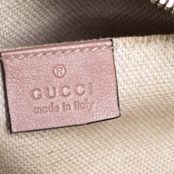 Pre Owned حقيبة كتف غوتش ديسكو سوهو صغيرة جلد ل امع بيج