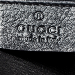 مملوكة مسبقًا Gucci Black GG Canvas and Leather Large New Ladies Web Hobo