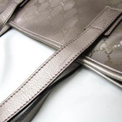 مملوكة مسبقًا Gucci Bronze GG Imprime Canvas Tote Bag