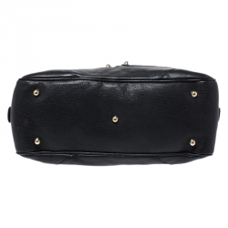 مملوكة مسبقًا حقيبة غوتشي Capri Bowler جلد سوداء