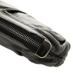 مملوكة مسبقًا Gucci Black Bamboo Tassels Clutch