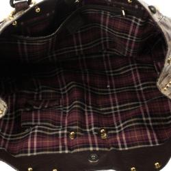 مملوكة مسبقًا Gucci Beige Ebony GG Crystal Canvas Babouska Heart Tote Bag