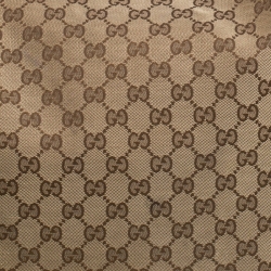 Pre Owned حقيبة غوتشي Heritage متوسطة كانفاس GG بنية/ بيج