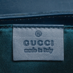 مملوكة مسبقًا Gucci Blue Suede Hysteria Clutch Bag
