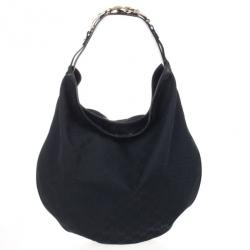 Gucci GG Canvas Large Horsebit Hobo - Neutrals Hobos, Handbags