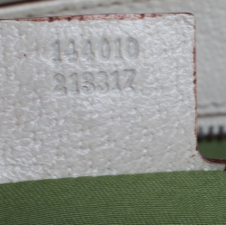 مملوكة مسبقًا حقي�بة غوتشي قلاب Pelham Runway مرصعة كانفاس GG كريمية/ بيج