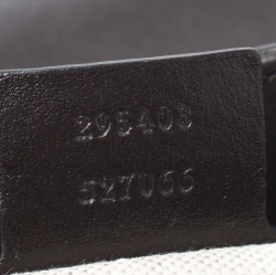 مملوكة مسبقًا Gucci Beige/Brown GG Canvas and Leather Large Emily Chain Shoulder Bag