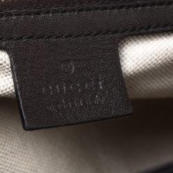 مملوكة مسبقًا Gucci Beige/Brown GG Canvas and Leather Large Emily Chain Shoulder Bag