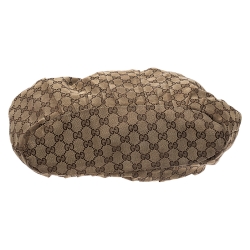 مملوكة مسبقًا Gucci Beige GG Canvas and Leather Medium Pelham Tote