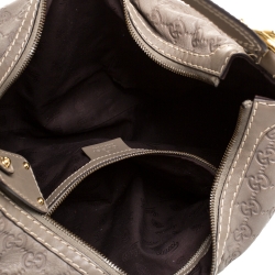 Pre Owned حقيبة غوتشي جوكي متوسطة جلدغوتشيسيما  بيج