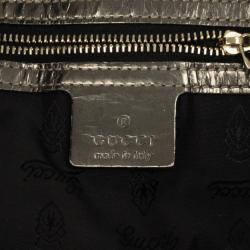 Pre Owned Gucci Black Patent Indy Hobo