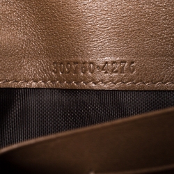 Gucci Brown Micro Guccissima Leather Nice Continental Wallet