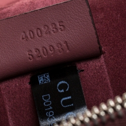 Pre Owned حقيبة كتف غوتشي Dionysus  متوسطة سويدي وكانفاس سوبريم GG حمراء / بيج