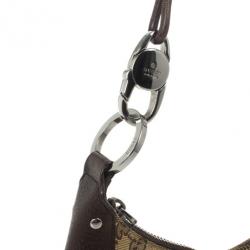 Pre Owned Gucci GG Canvas Monogram Brown Hobo