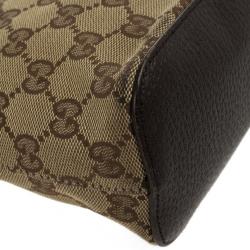 Pre Owned Gucci GG Canvas Monogram Brown Hobo