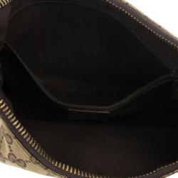 Pre Owned Gucci GG Canvas Monogram Brown Hobo