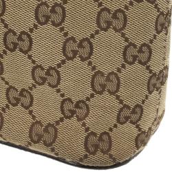 Pre Owned Gucci GG Canvas Monogram Brown Hobo