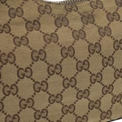 Pre Owned Gucci GG Canvas Monogram Brown Hobo