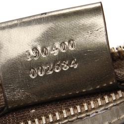 Pre Owned Gucci Brown GG Supreme Canvas And Leather Joy Boston Bag