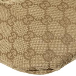 Pre Owned Gucci Monogram Bamboo Handle Bag