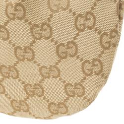 Pre Owned Gucci Monogram Bamboo Handle Bag