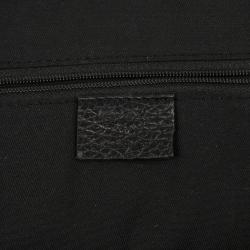 Pre Owned Gucci Black GG Monogram Canvas &amp; Leather Large Tote Bag