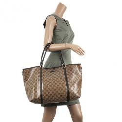 مملوكة مسبقًا Gucci Monogram Crystal Medium Tote