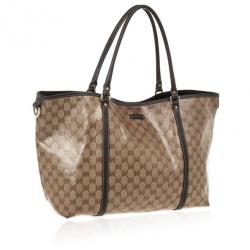 مملوكة مسبقًا Gucci Monogram Crystal Medium Tote