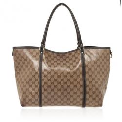 مملوكة مسبقًا Gucci Monogram Crystal Medium Tote