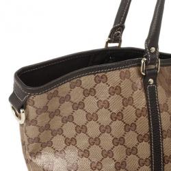 مملوكة مسبقًا Gucci Monogram Crystal Medium Tote