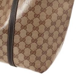 مملوكة مسبقًا Gucci Monogram Crystal Medium Tote