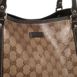 مملوكة مسبقًا Gucci Monogram Crystal Medium Tote