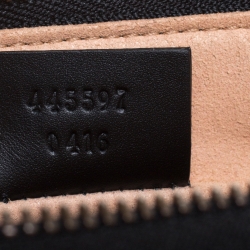 مملوكة مسبقًا Gucci Black Leather Guccighost Life is Gucci Clutch