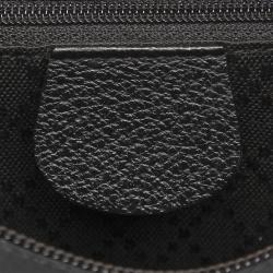 مملوكة مسبقًا Gucci Black Velvet Bamboo Top Handle Bag