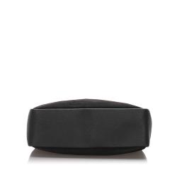 مملوكة مسبقًا Gucci Black Velvet Bamboo Top Handle Bag